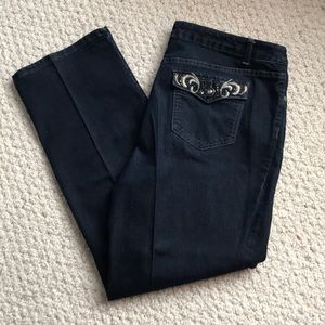Christopher & Banks jewel pocket jeans